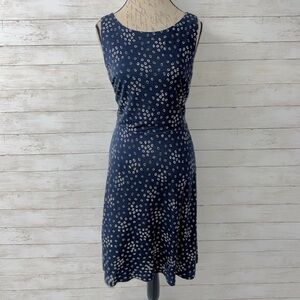 LOFT Sleeveless Floral Print Midi Dress